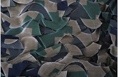 Woodland Digital Camo Netting - 3D 8 ft x 10 ft
