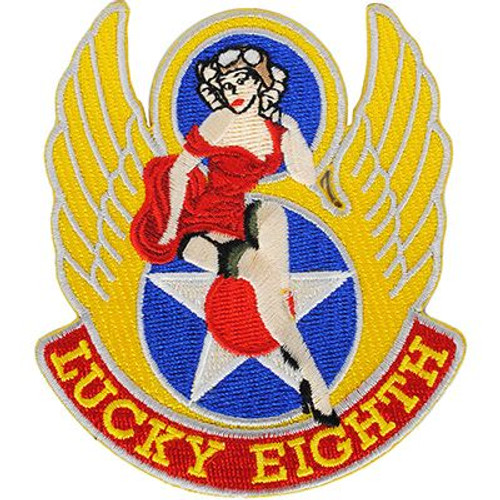 Lucky Eighth Nose Art Patch Lucky Eighth Nose Art Patch