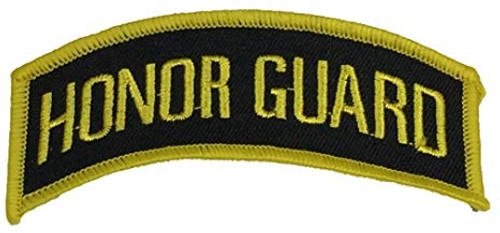 US Army Honor Guard Patch Black & Yellow 4"