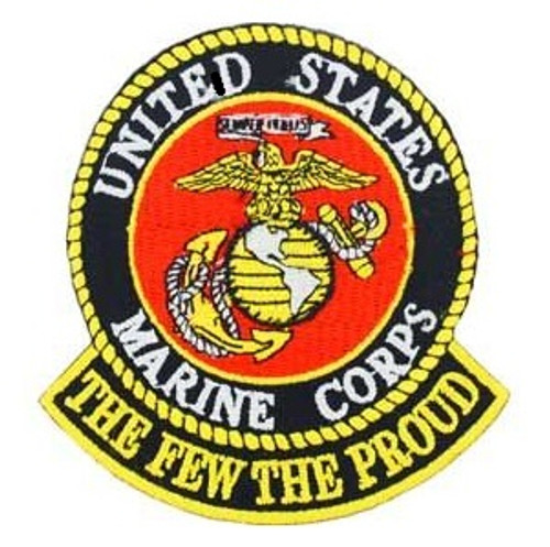 The Few The Proud USMC Logo Patch The Few The Proud USMC Logo Patch