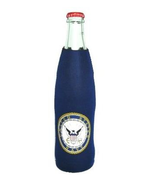 Navy Bottle Koozie Navy Bottle Koozie