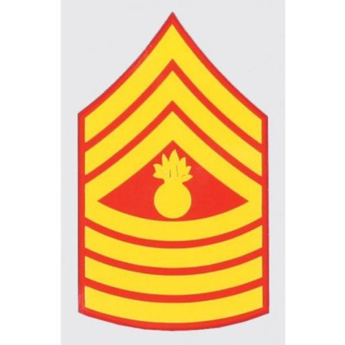 Marine Corps Gunnery Master Sergeant Rank Decal Marine Corps Gunnery Master Sergeant Rank Decal
