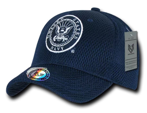 US Navy Baseball Cap w/ Mesh US Navy Baseball Cap w/ Mesh