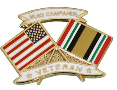 USA / Iraq Veteran Lapel Pin USA / Iraq Veteran Lapel Pin