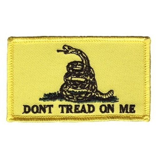 Don’t Tread on Me Patch with Hook Backing Don’t Tread on Me Patch with Hook Backing