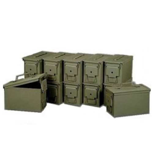 12 Pack Good Condition 5.56 Ammo Can - 50 Cal. 12 Pack Good Condition 5.56 Ammo Can - 50 Cal.
