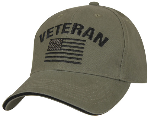 Veteran Hat with American Flag Veteran Hat with American Flag