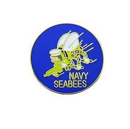 United States Navy Seabees Lapel Pin United States Navy Seabees Lapel Pin