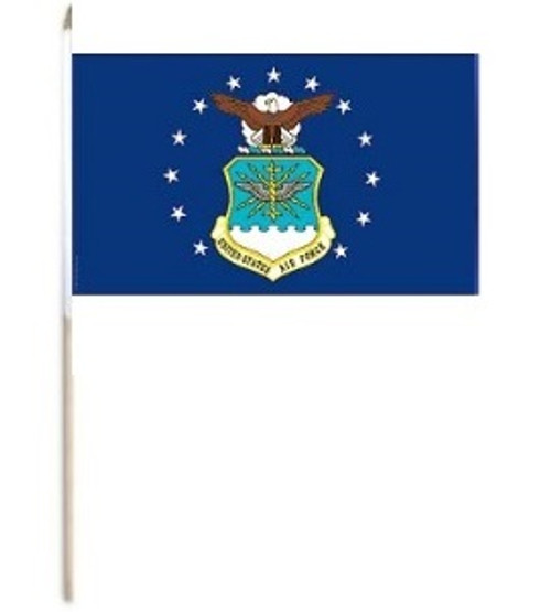 US Air Force Stick Flag - 12in x 18in US Air Force Stick Flag - 12in x 18in