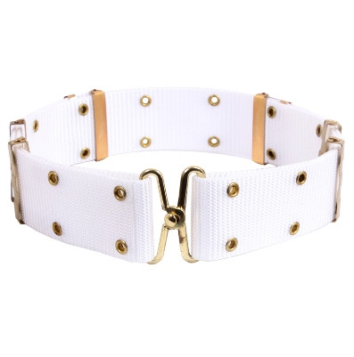 Buy White GI Style Pistol Belt at Army Surplus World