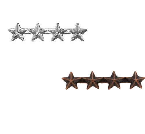 Four  Star Ribbon Device Bronze and Silver Four  Star Ribbon Device Bronze and Silver