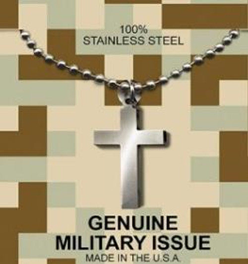 US GI Military Issue Cross Necklace US GI Military Issue Cross Necklace