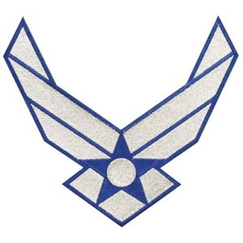 Wings Air Force Logo Back Patch Wings Air Force Logo Back Patch