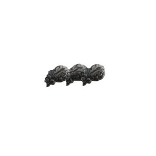 Triple Silver Oak Leaf Cluster Ribbon Device Triple Silver Oak Leaf Cluster Ribbon Device