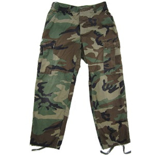 Used USGI Military Issue Woodland Camo BDU Pants Used USGI Military Issue Woodland Camo BDU Pants
