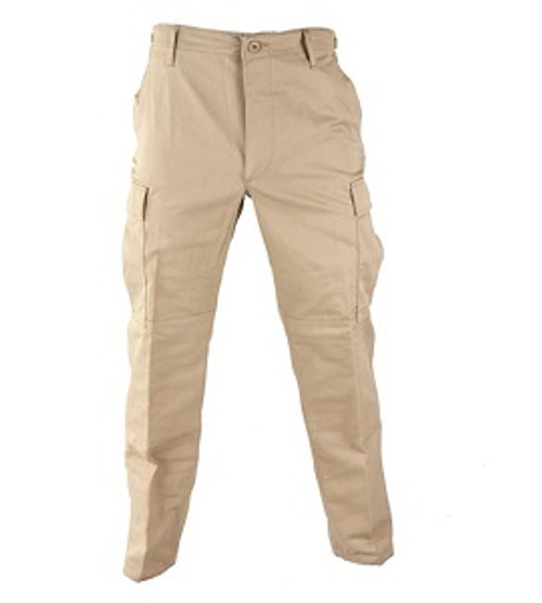 Khaki 100% Cotton Ripstop BDU Pants Khaki 100% Cotton Ripstop BDU Pants