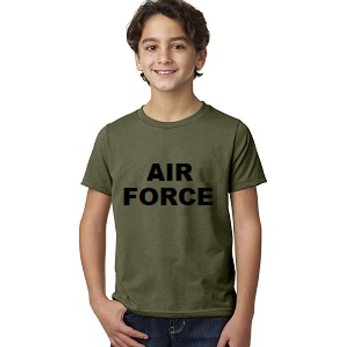 Kids OD Green Air Force T-Shirt Kids OD Green Air Force T-Shirt
