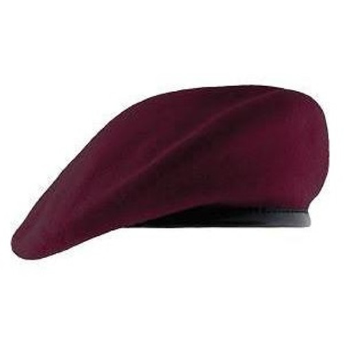 US Military Wool Maroon Beret US Military Wool Maroon Beret