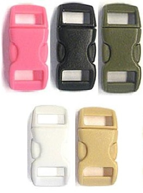 Side Release Contoured Buckle - 3/8 Buckle