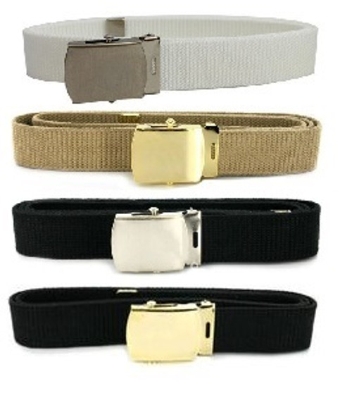 Military Grade Nylon Web Belt with Buckle - 1.25 inch wide, Made in the USA Military Grade Nylon Web Belt with Buckle - 1.25 inch wide, Made in the USA