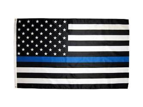 Thin Blue Line Flag Sticker Thin Blue Line Flag Sticker