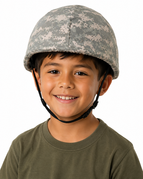 Kids Helmet with ACU Digital Cover