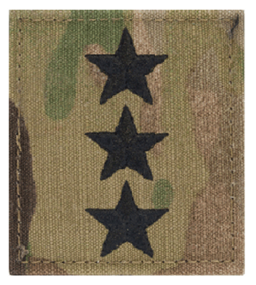 Scorpion Lieutenant General Rank With Fastener Scorpion Lieutenant General Rank With Fastener