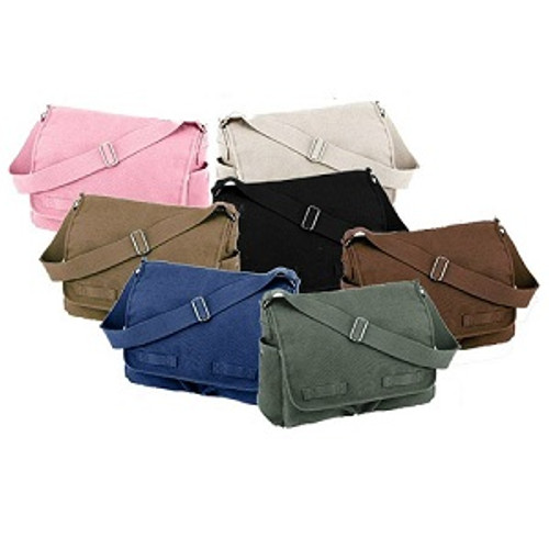 Classic HW Cotton Canvas Messenger Bag Classic HW Cotton Canvas Messenger Bag