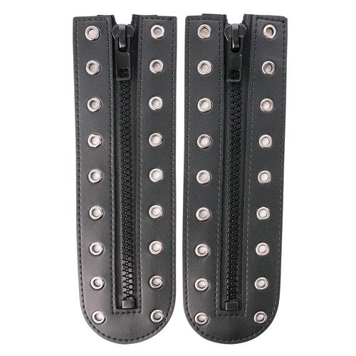 Black Boot Zippers
