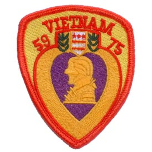 Purple Heart Vietnam Vet Patch Purple Heart Vietnam Vet Patch