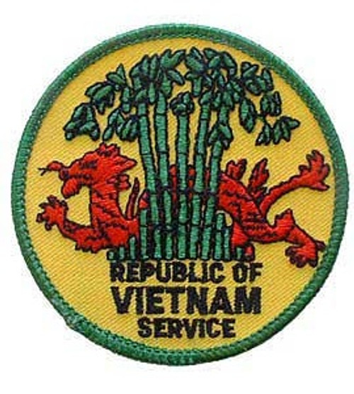 Republic of Vietnam Service Patch Republic of Vietnam Service Patch