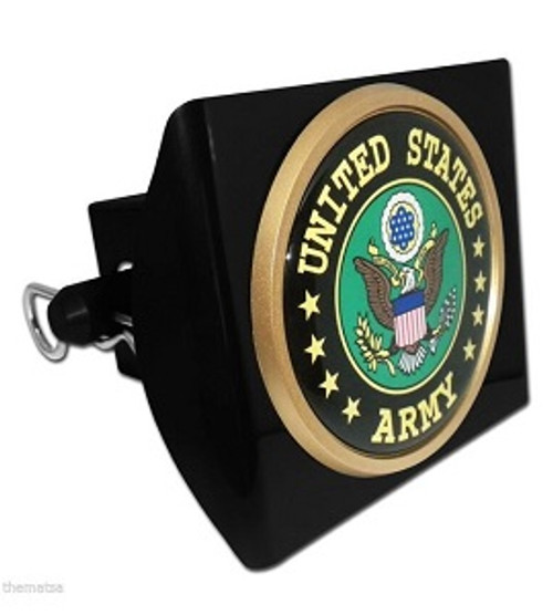 Army Green Seal Black Hitch Cover Army Green Seal Black Hitch Cover