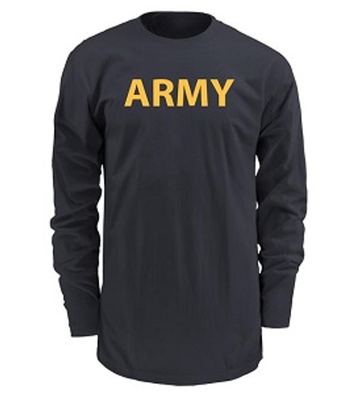 Long Sleeve Army PT T-Shirt