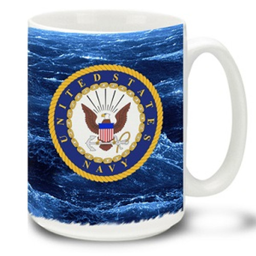 United States Navy Crest - 15oz. Mug United States Navy Crest - 15oz. Mug