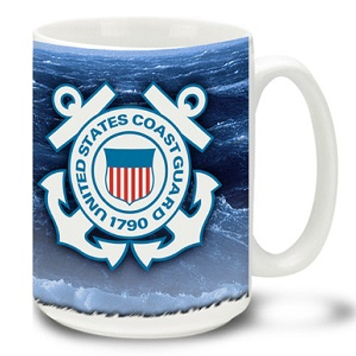 United States Coast Guard Crest - 15oz. Mug United States Coast Guard Crest - 15oz. Mug