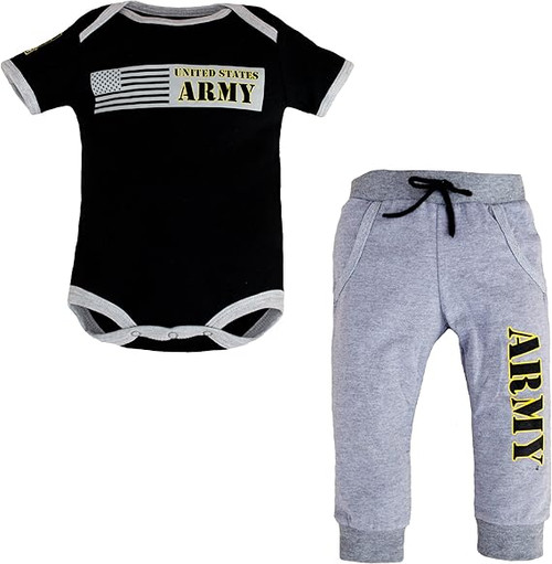 Army Infant 2pc Jogger Set Army Infant 2pc Jogger Set