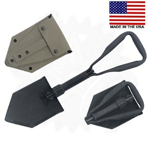 Used US GI Military Surplus E Tool Entrenching Shovel & Cover Used US GI Military Surplus E Tool Entrenching Shovel & Cover
