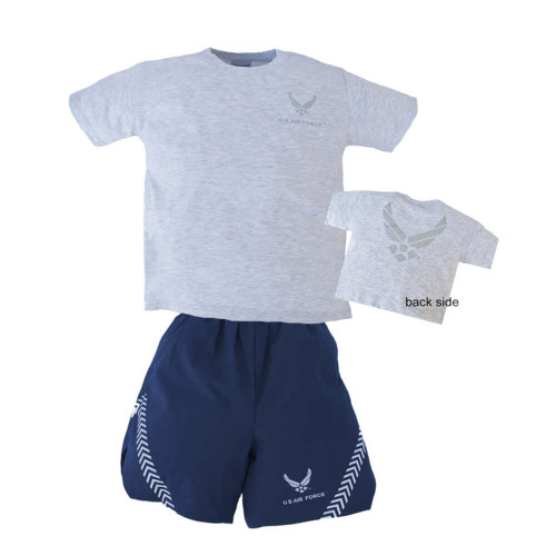 Kids Air Force PT Set - T Shirt and Shorts