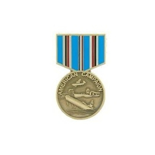 American Campaign Medal Hat Pin American Campaign Medal Hat Pin