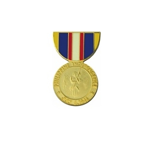 Philippine Independence Medal Hat Pin Philippine Independence Medal Hat Pin