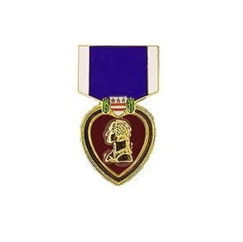Purple Heart Medal Hat Pin Purple Heart Medal Hat Pin