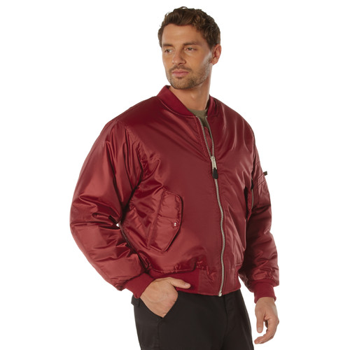 Red MA-1 Flight Jacket