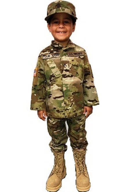 Kids OCP MultiCam Military Costume Package Kids OCP MultiCam Military Costume Package
