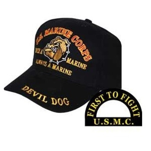 US Marine Corps Devil Dog Baseball Cap US Marine Corps Devil Dog Baseball Cap