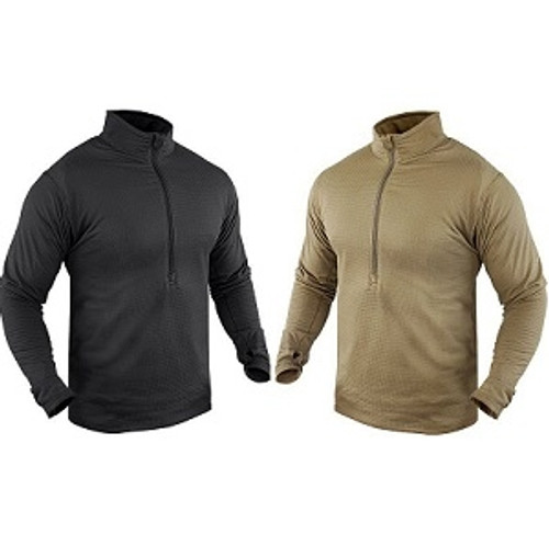Base 2 Grid Fleece Thermal Top 