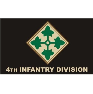4th Infantry Division Flag, 3'x5'