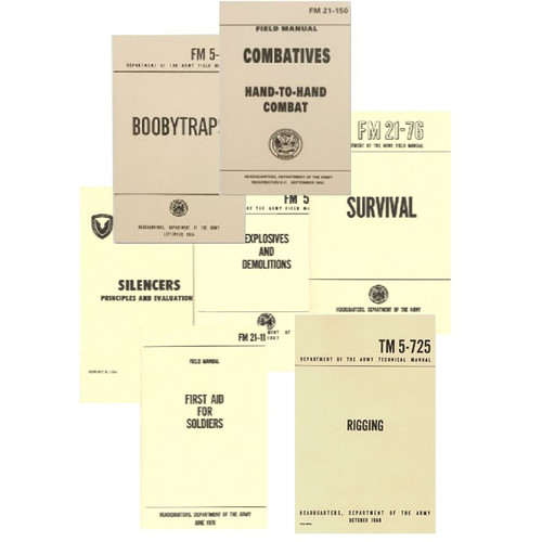 US Military Surplus 7 Technical Manual Collection