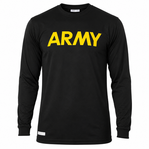 Long Sleeve Army Physical Fitness T-shirt