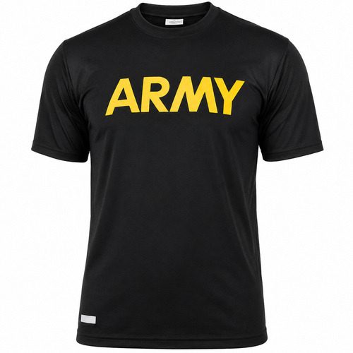Short Sleeve Army Physical Fitness T-shirt