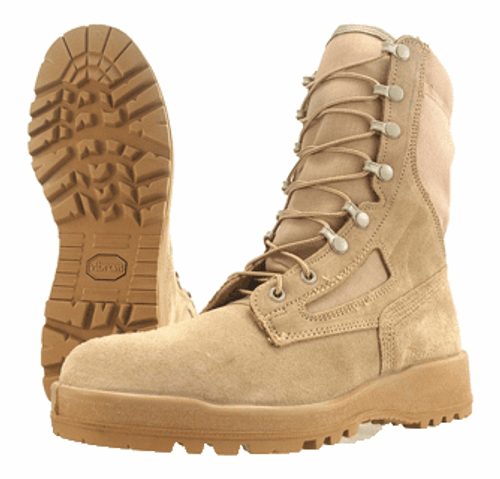 USGI Military Issue Desert Tan Hot Weather Combat Boots USGI Military Issue Desert Tan Hot Weather Combat Boots